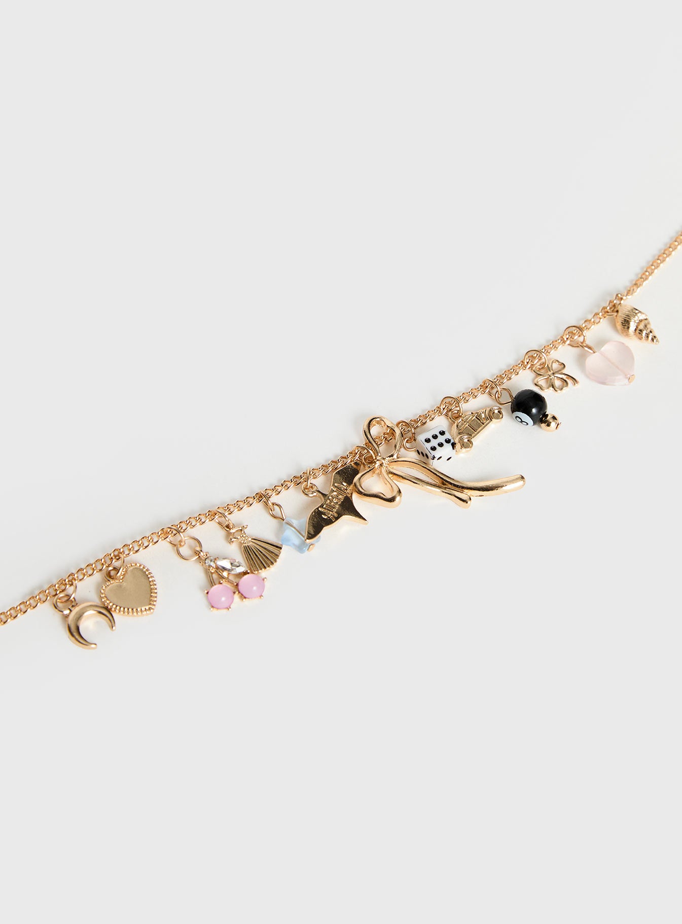 Antiqued Charm Necklace Gold、mySite、solidvoid