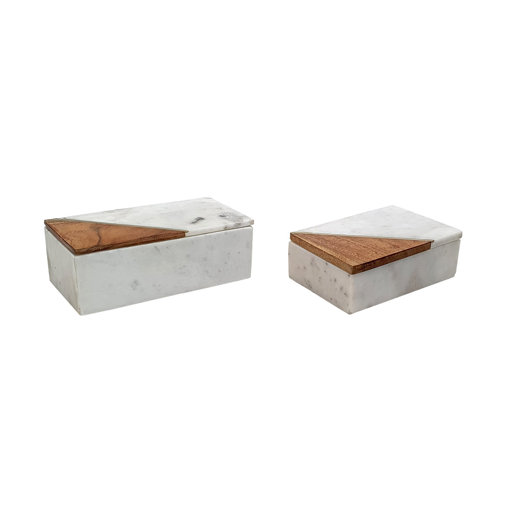  Decorative Marble Boxes - Set of 2、mySite、elrpsem3k