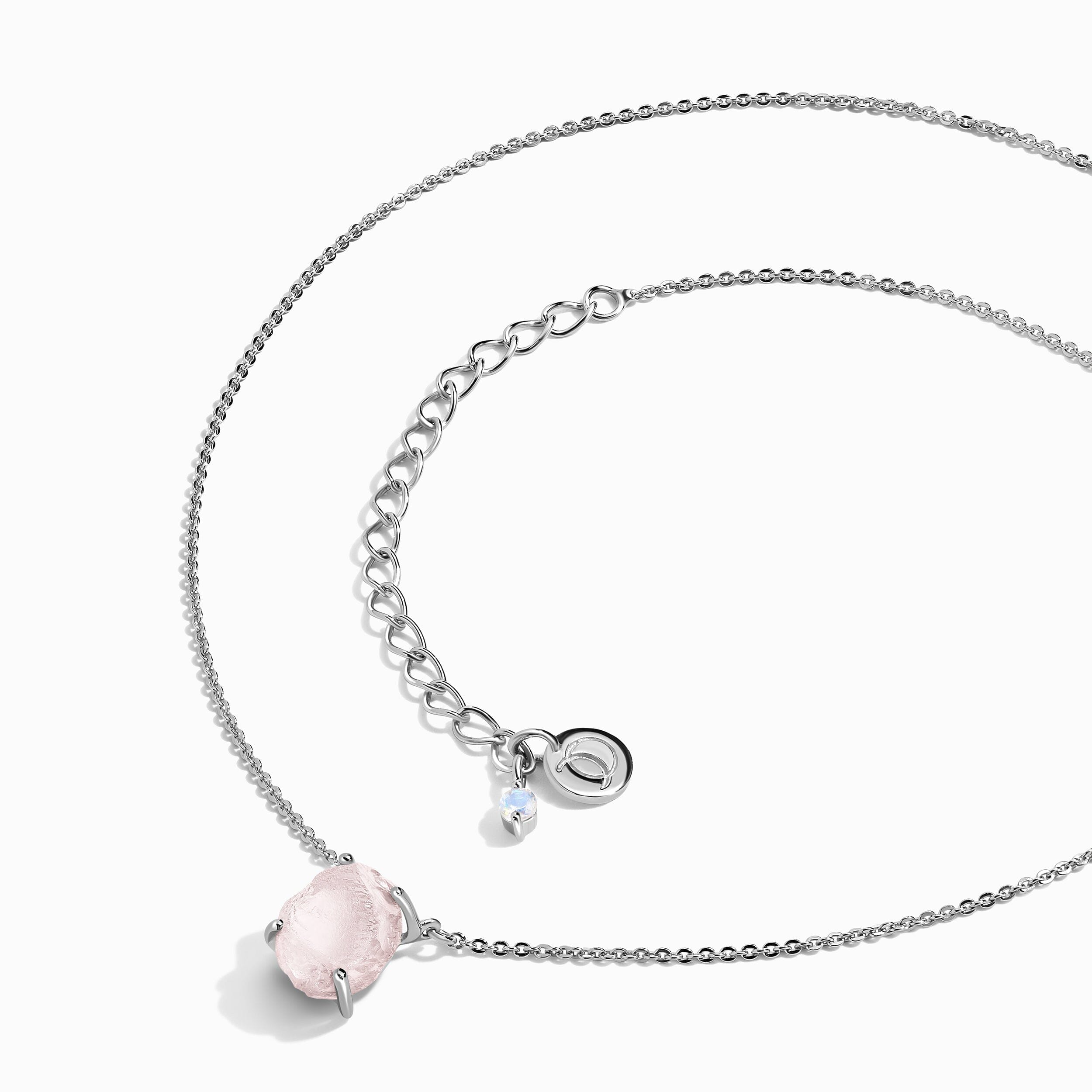 Raw Crystal Necklace - Rose Quartz 'Self-Love'、mySite、hinf8tx79