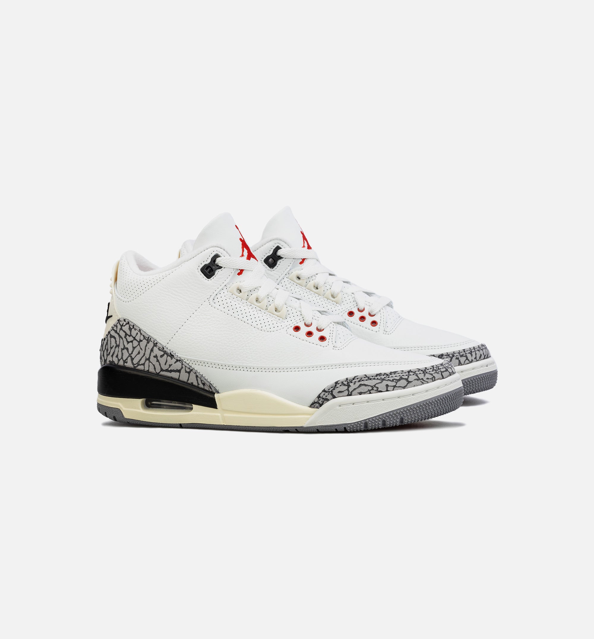 Air Jordan 3 Retro White Cement Reimagined Mens Lifestyle Shoe - White/Grey Limit One Per Customer、mySite、dreamappss
