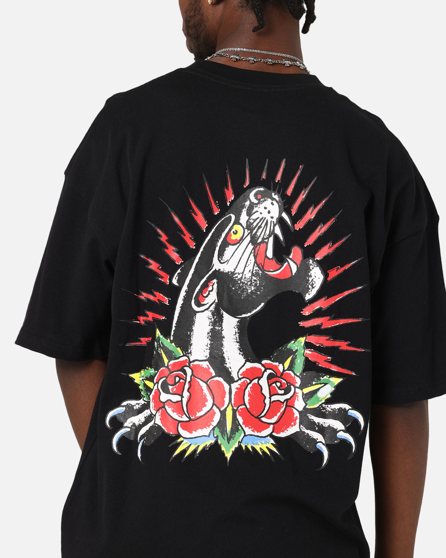 Ed Hardy Panther Ray T-Shirt Black、mySite、zt4zffjzw
