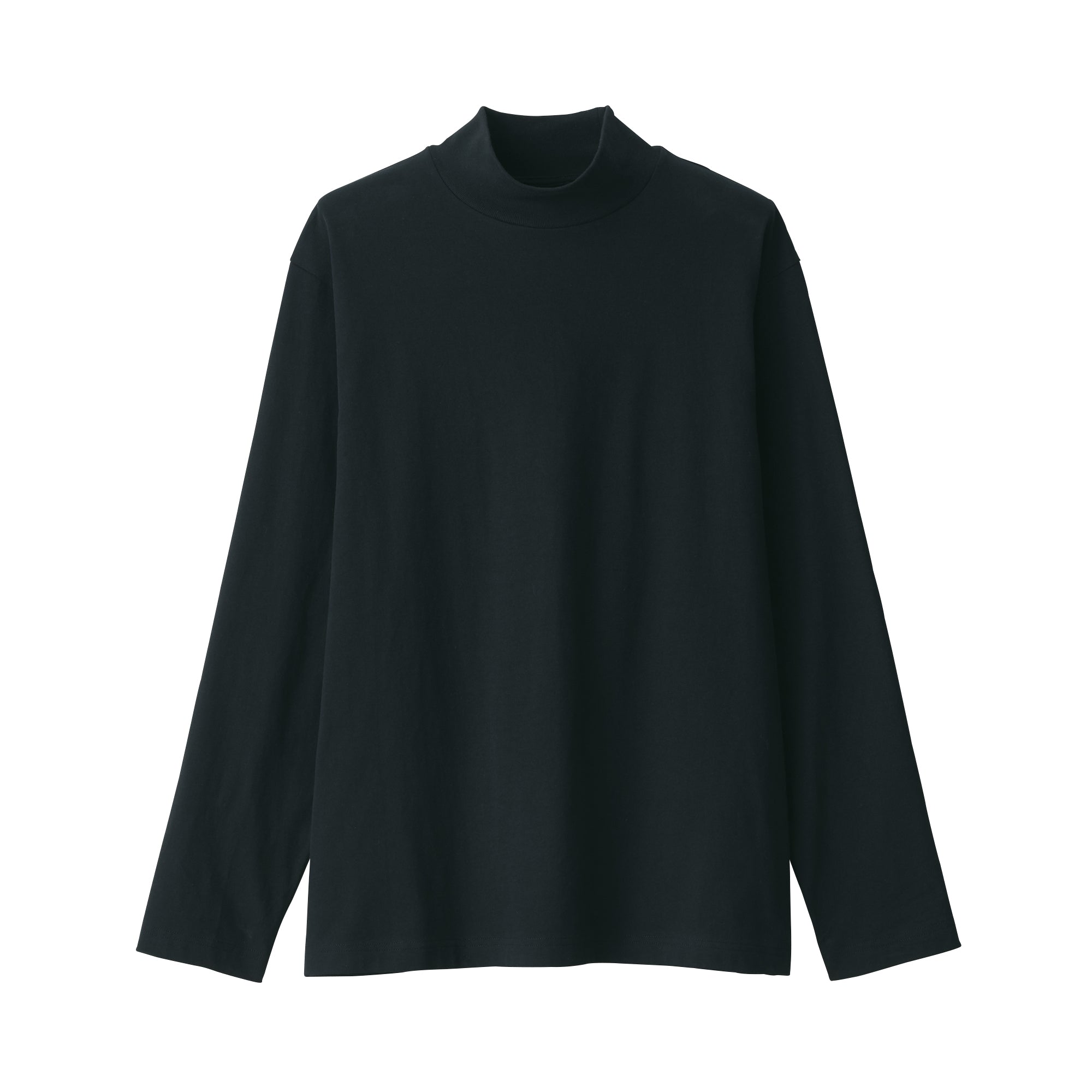  Men's Brushed High Neck Long Sleeve T-Shirt、mySite、sugarbowlscore