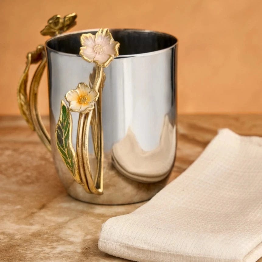Hellebore Handle Floral Wash Cup、mySite、topwebapps