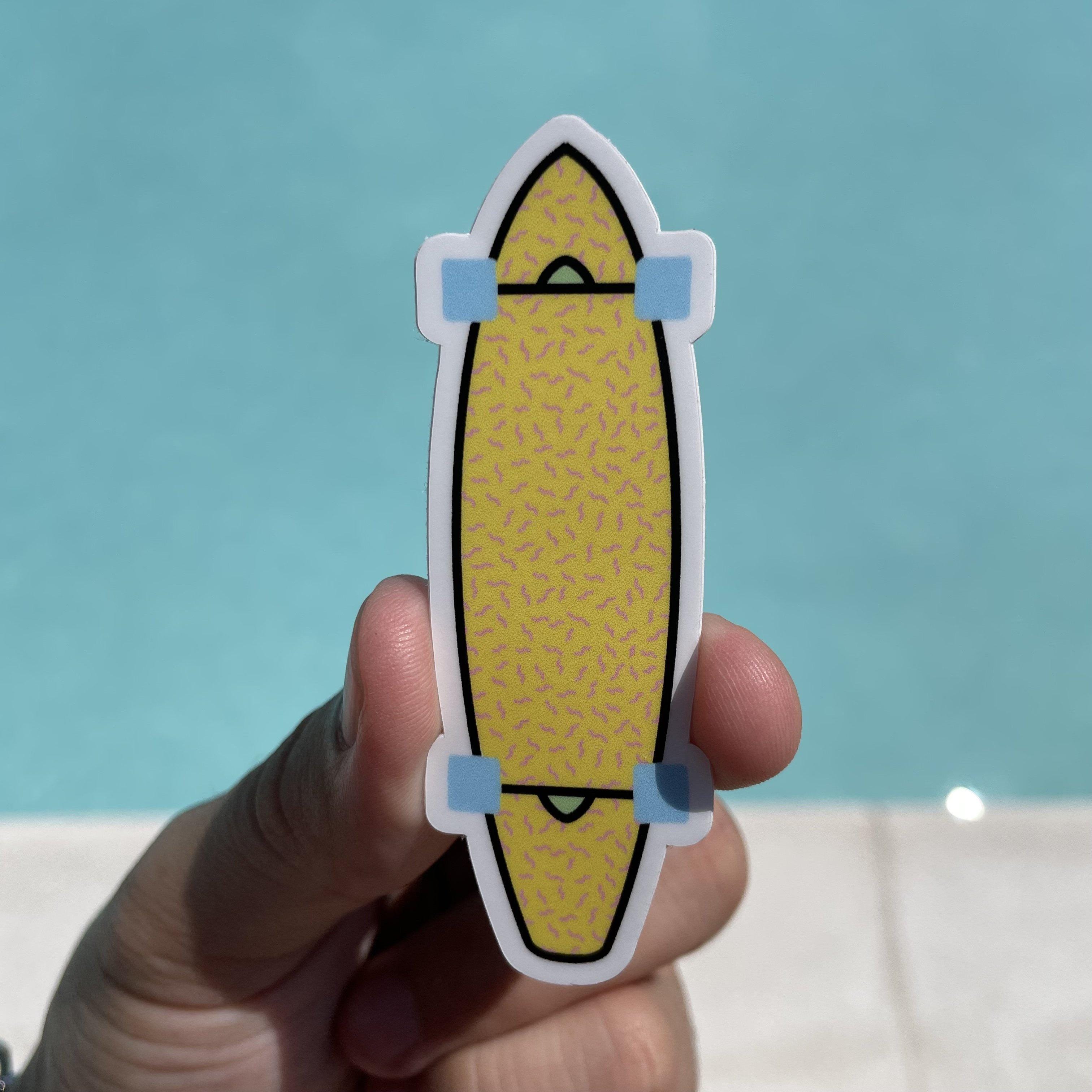  Multicolor Longboard Aesthetic Sticker、mySite、elrpsem3k