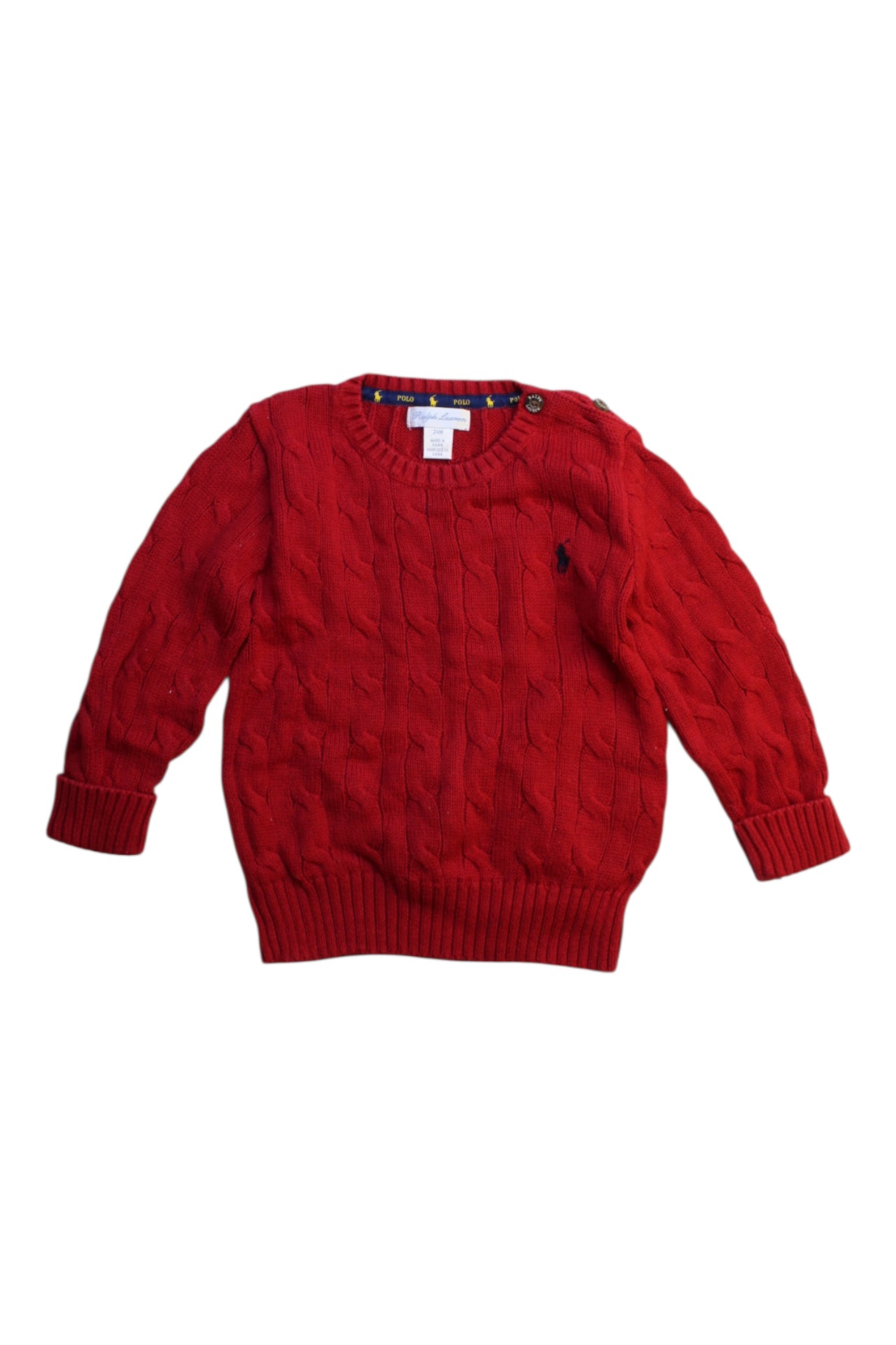 Ralph Lauren Cable Knit Sweater 18-24M、mySite、g9winljtr