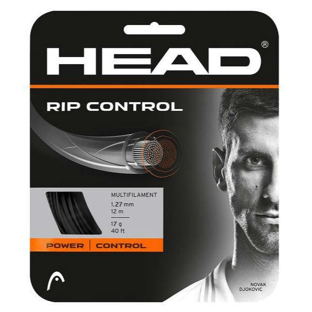 Head RIP Control 17/1.25 Tennis String (Black)