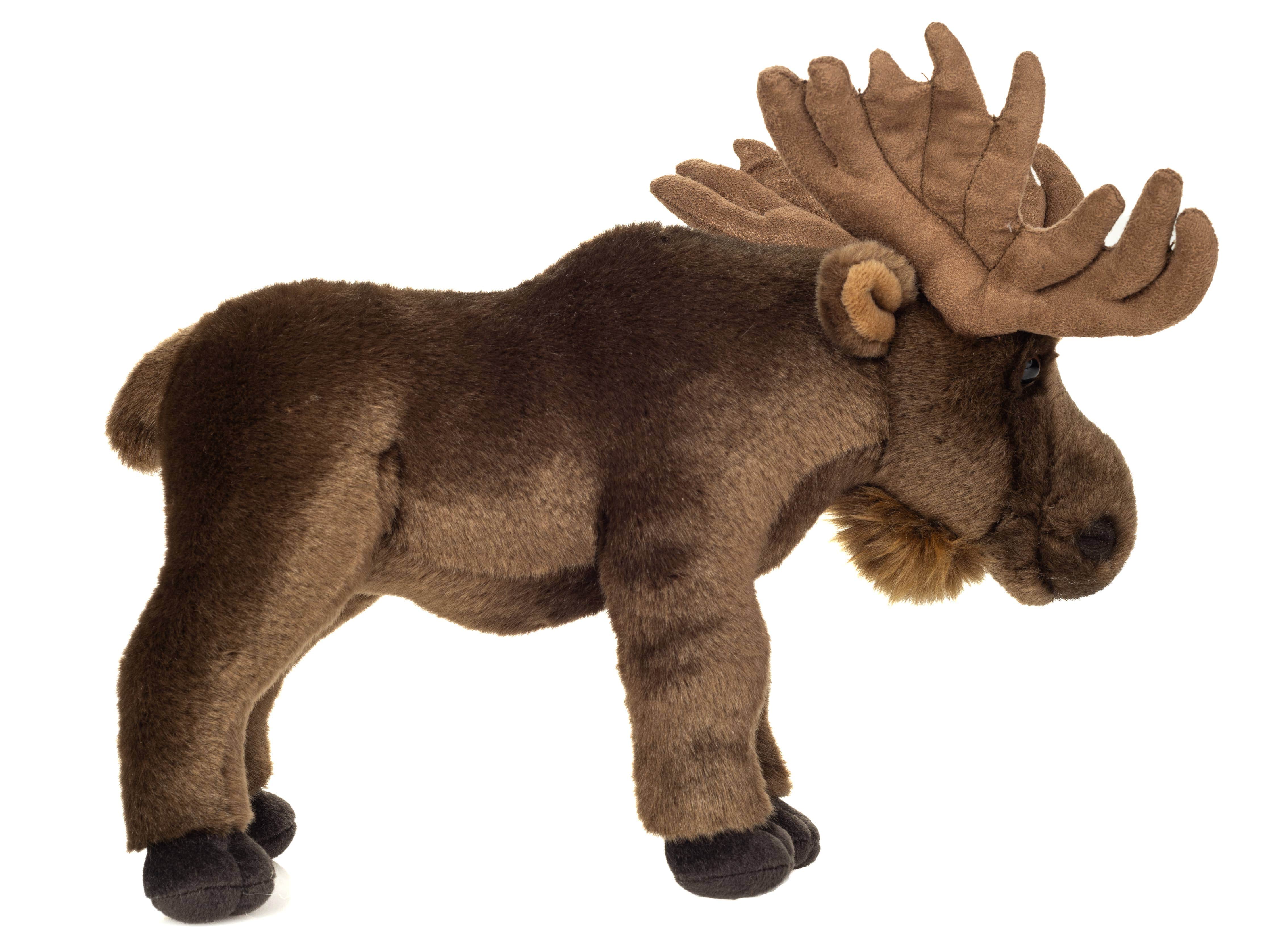 Realistic Standing Plush Moose 30 cm by Teddy Hermann、mySite、g9winljtr