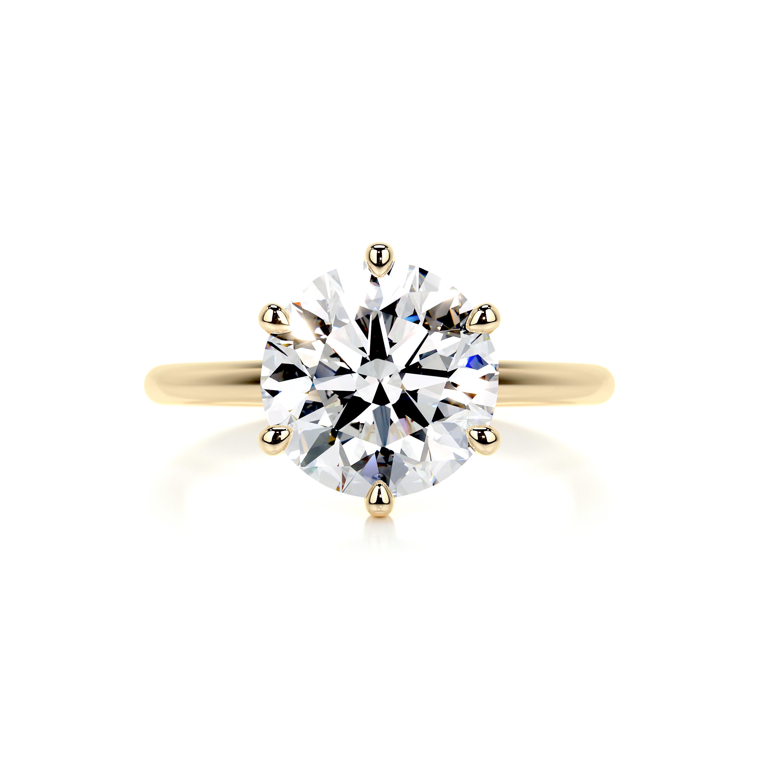 Eloise Diamond Engagement Ring -18K Yellow Gold、mySite、hinf8tx79