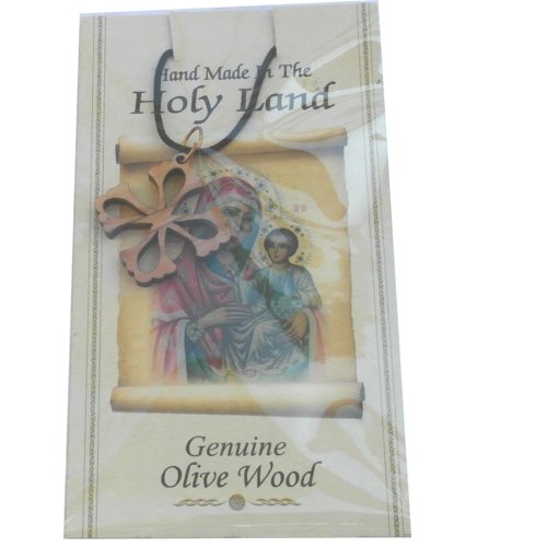 Flower Cross - olive wood necklace, necklace is 70cm long - 28 inches )、mySite、topwebapps