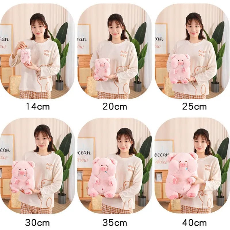 Sweet Cheeks Chubby Plush Pink Piggies Large and Fluffy、mySite、g9winljtr