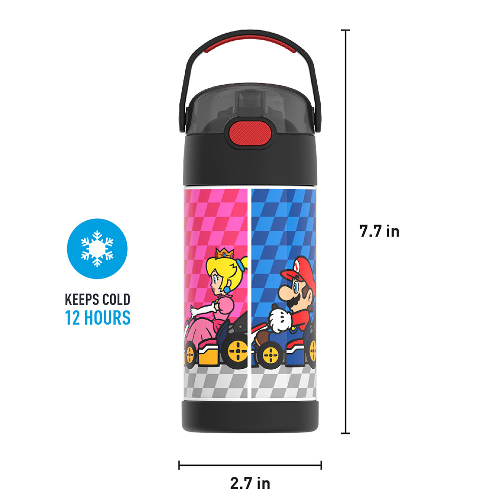 12oz FUNTAINER® WATER BOTTLE MARIO KART™、mySite、noshort