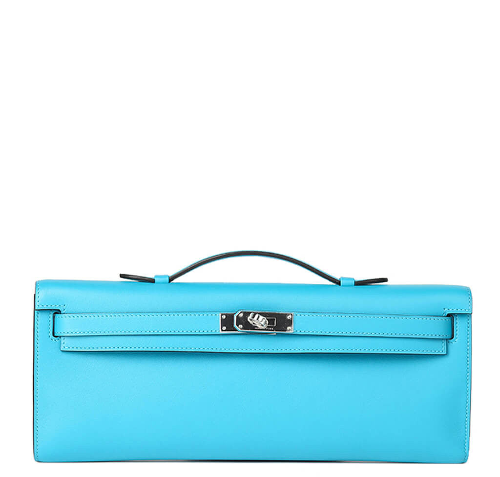 Hermès Kelly Cut Bag Turquoise Swift、mySite、garminoutage.com