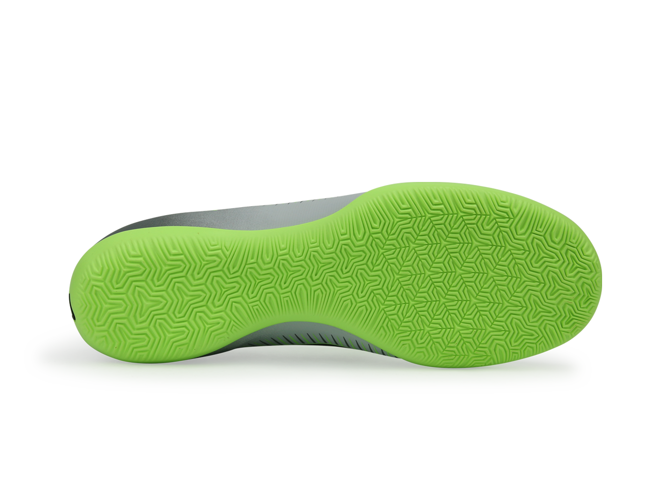 Nike Men's MercurialX Victory VI Indoor Soccer Shoes Pure Platinum/Black/Ghost Green、mySite、noshort