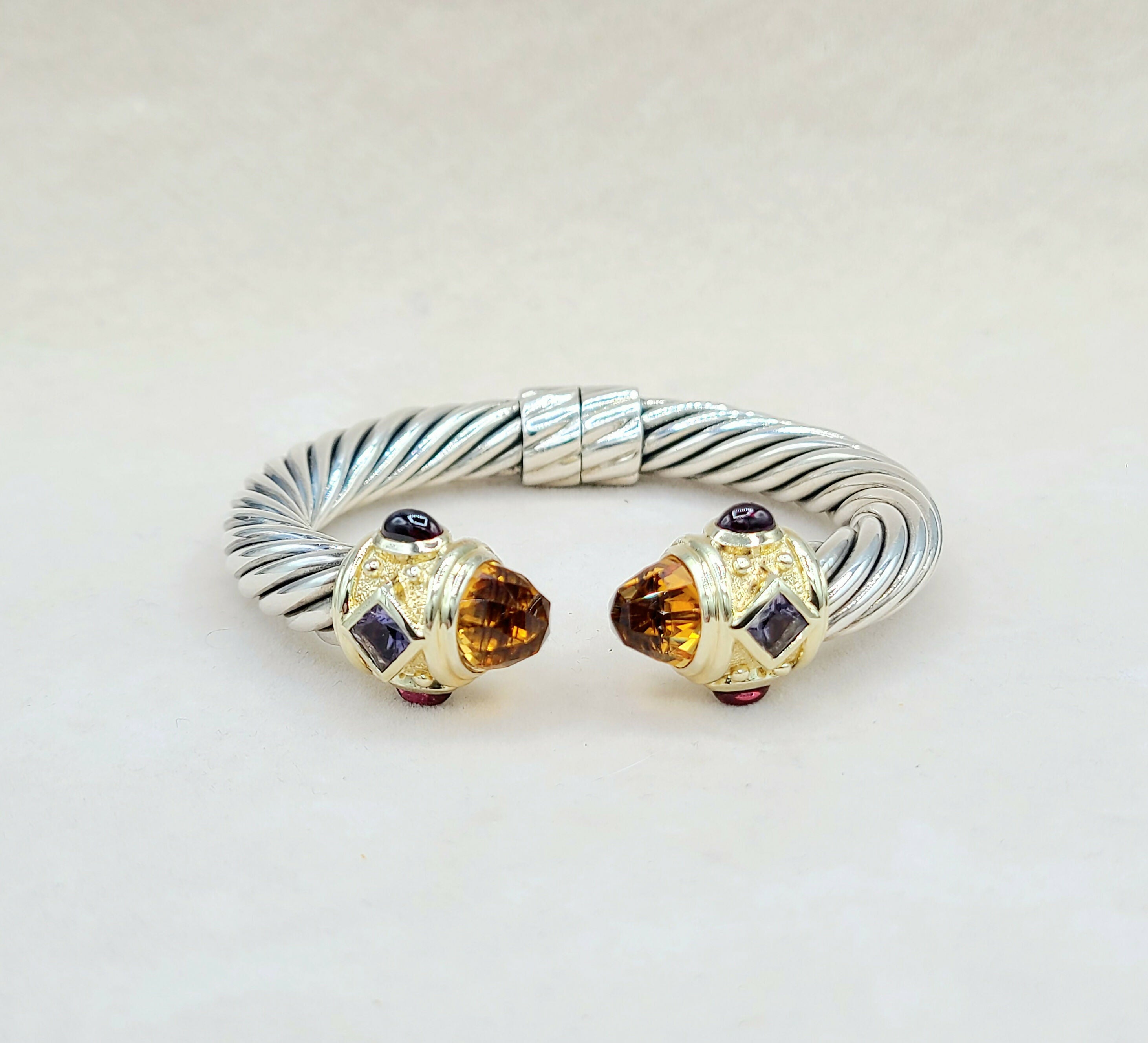 David Yurman Renaissance Bracelet 10mm Citrine & Iolite、mySite、hinf8tx79