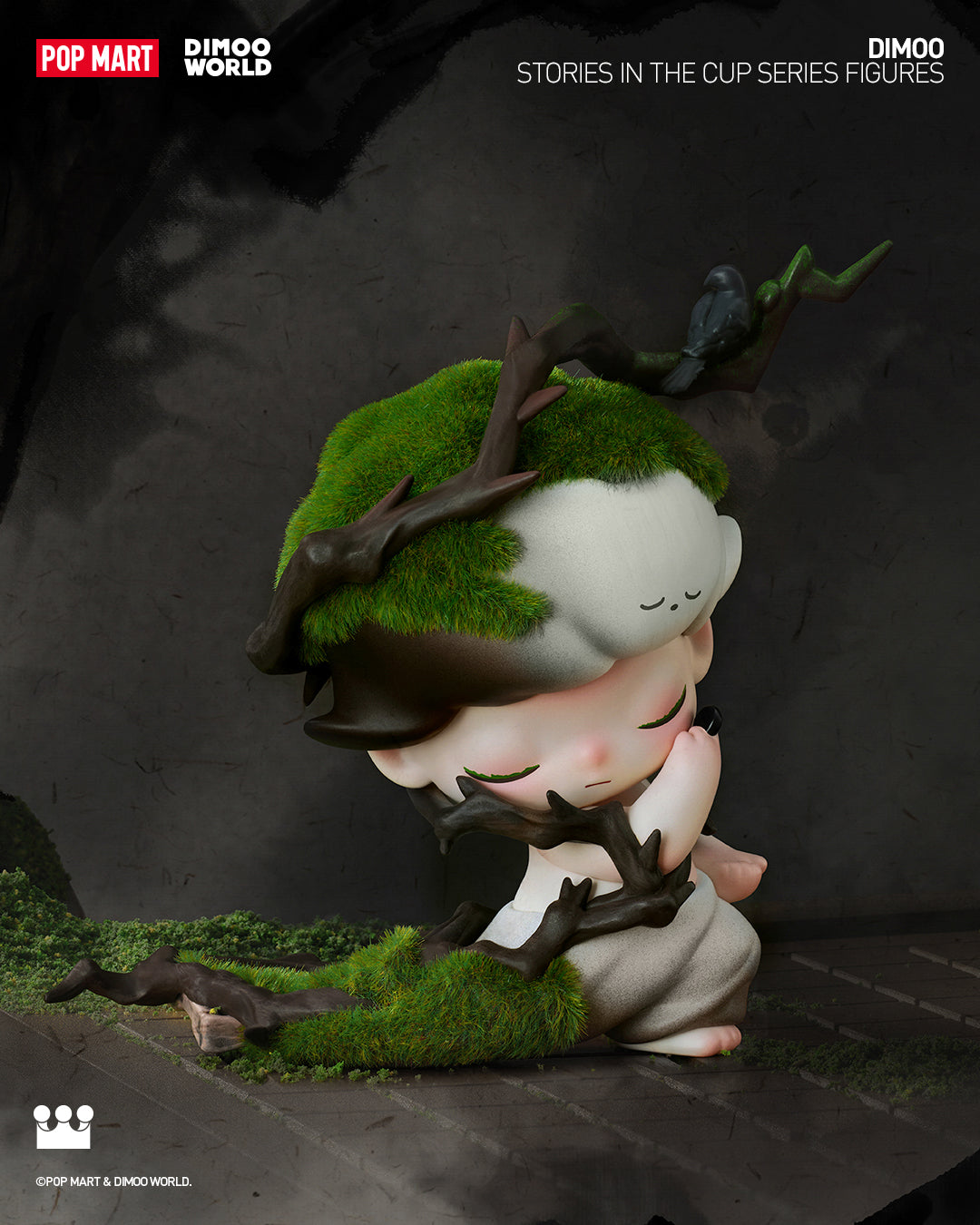  POP MART DIMOO Stories in the Cup Series Figures、mySite、greenlandpopulation