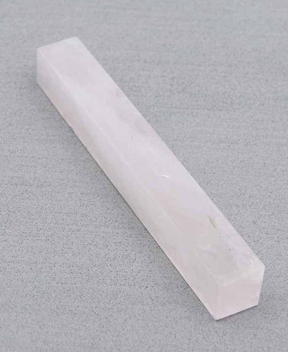 Polished Rose Quartz Gemstone Wand、mySite、topwebapps
