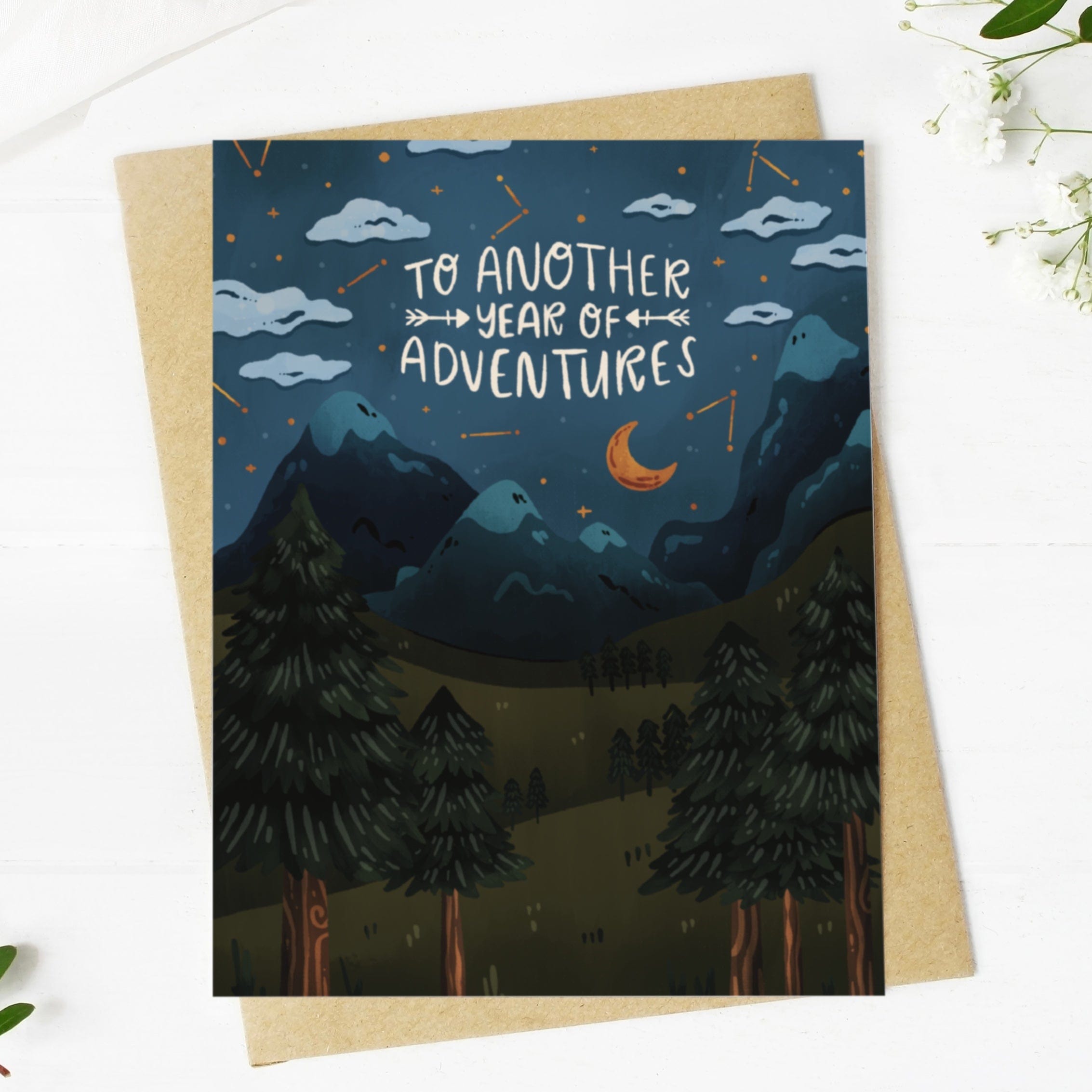  To Another Year Of Adventures Greeting Card、mySite、ghnorth