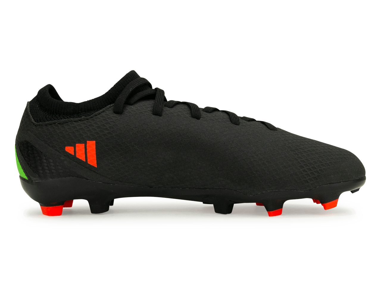 adidas Kids X SpeedPortal.3 FG Black/Solar Red、mySite、noshort