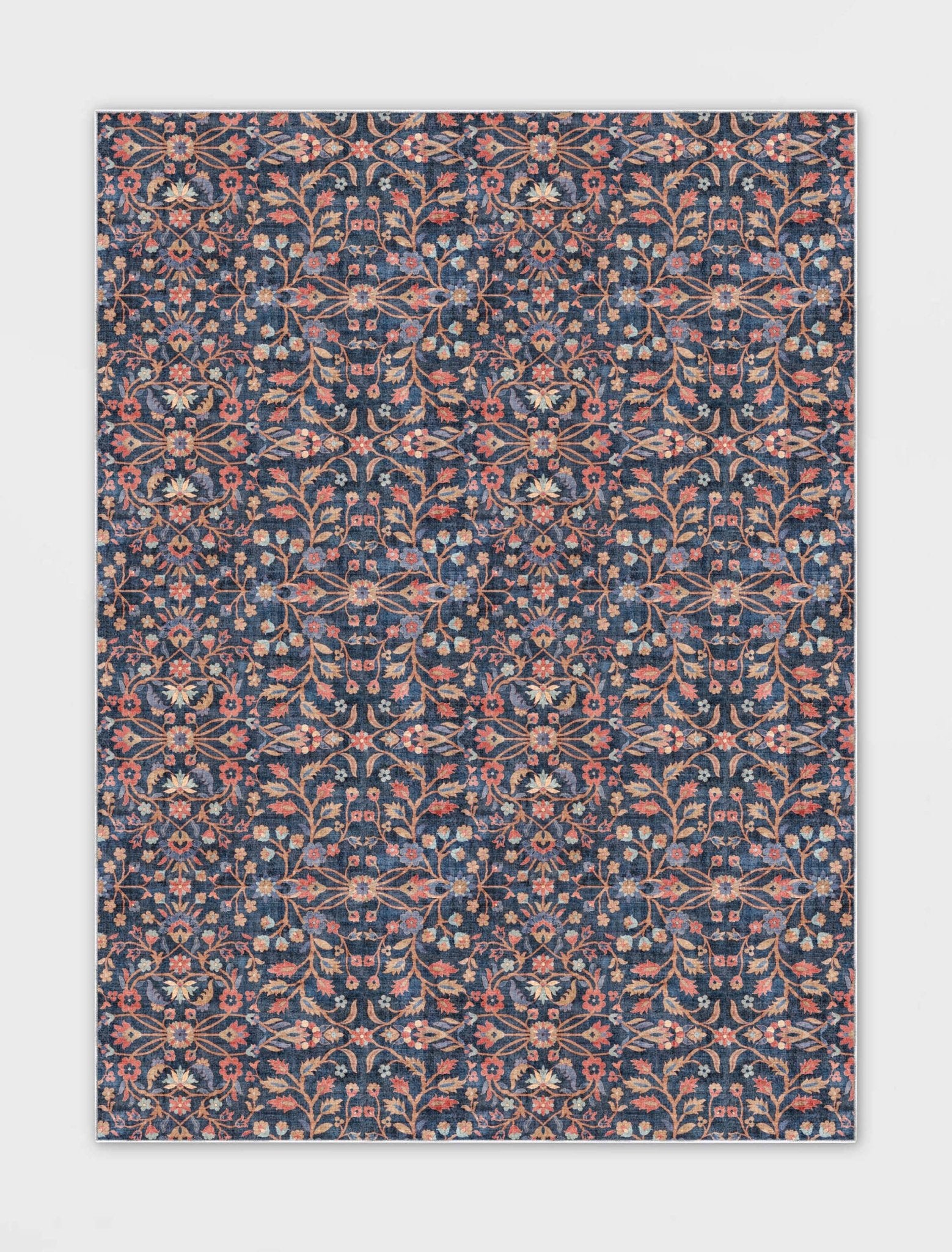 Jorunn Botanical Custom Rug - Flat-Pile, Personalized Sizes, Easy Maintenance、mySite、gigharbornorthrealestate