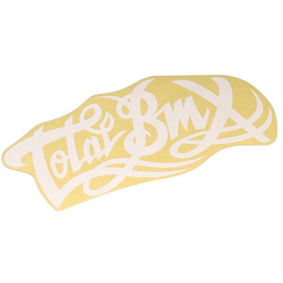  Total BMX Large Logo Sticker - White、mySite、merchandisen