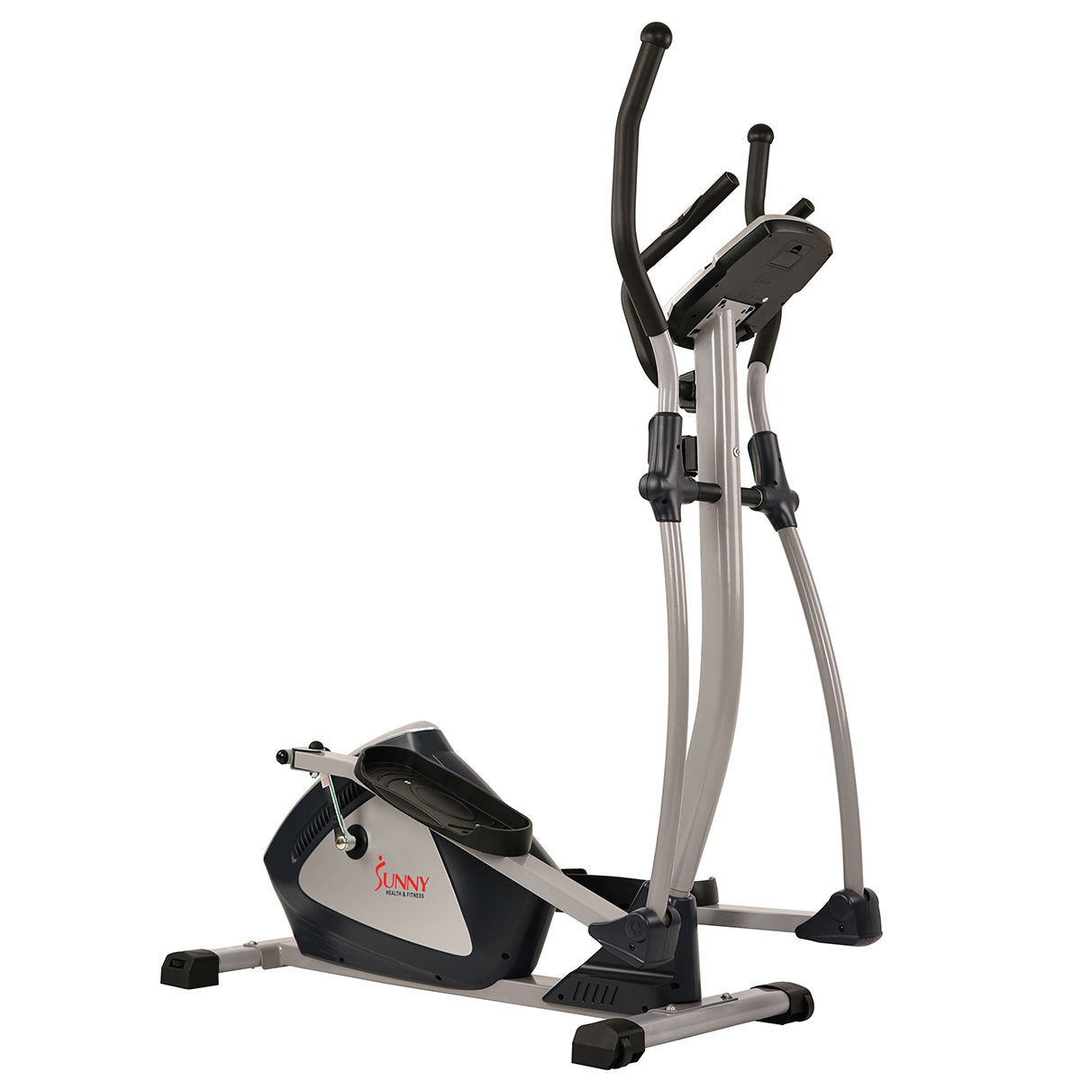  Magnetic Elliptical Machine w/ Device Holder, LCD Monitor and Heart Rate Monitoring - Endurance Zone、mySite、ghnorth