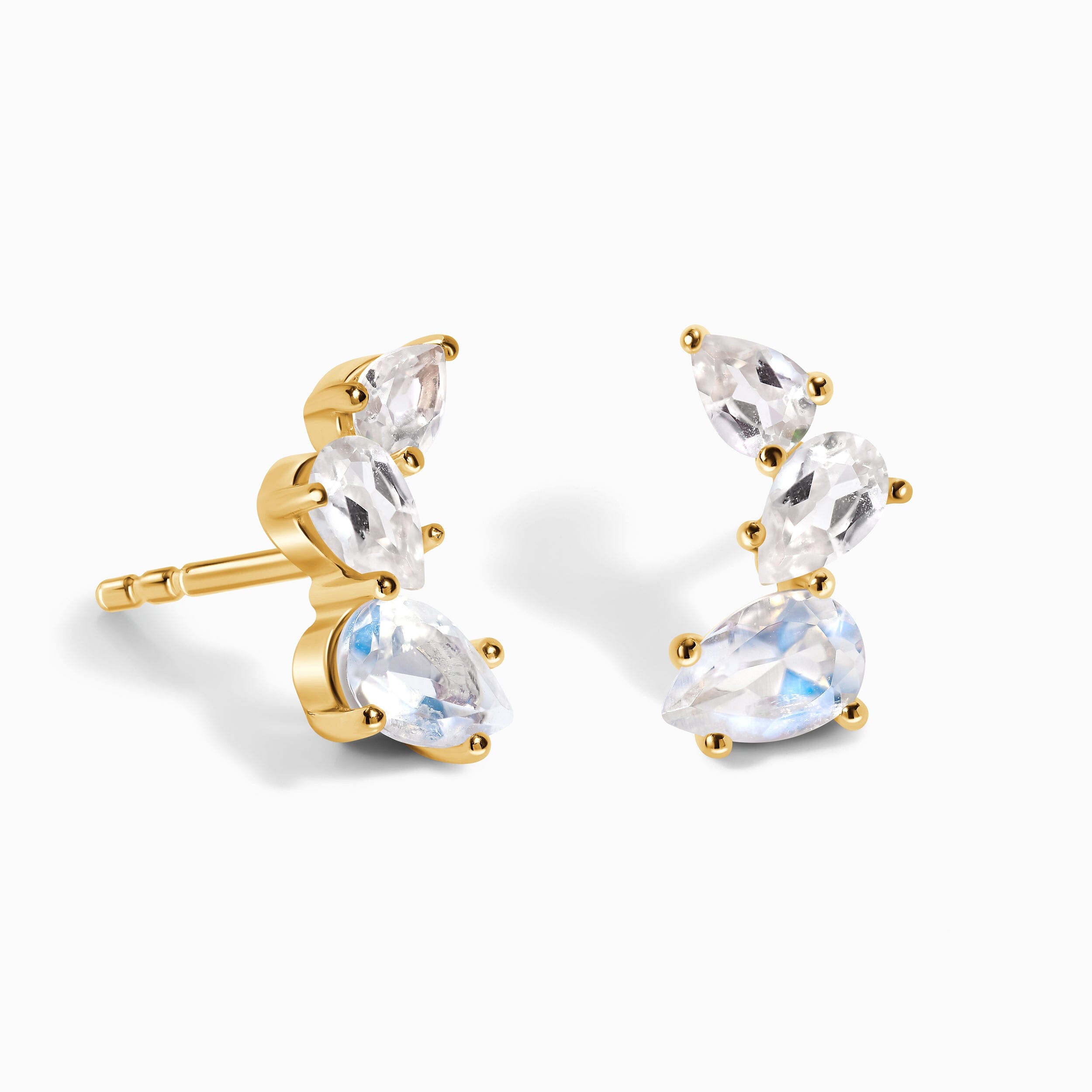 Moonstone White Zircon Earrings - Aurora、mySite、hinf8tx79