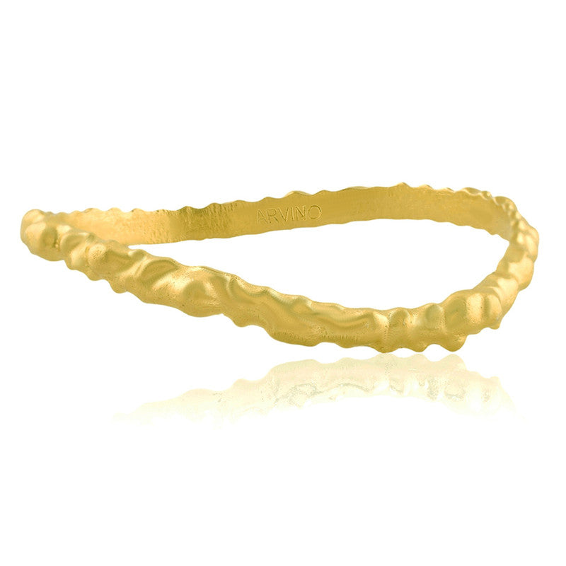 Textured Rowdy Bangles | 14K Gold Plated、mySite、camillekostekn