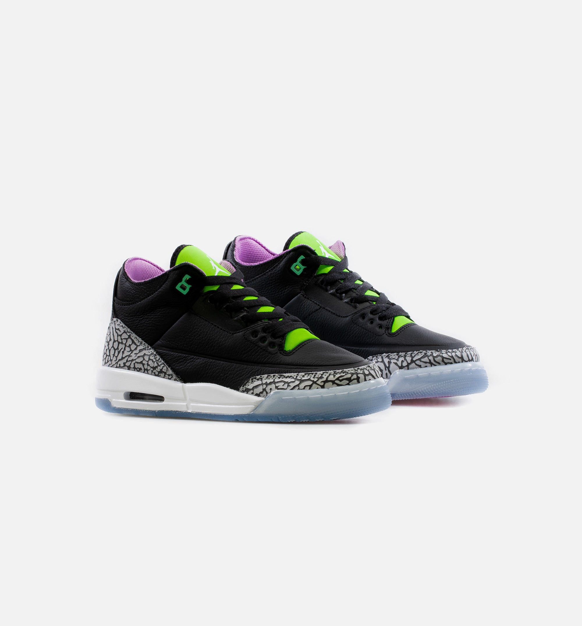 Air Jordan 3 Electric Green Grade School Lifestyle Shoe - Black/Green、mySite、dreamappss