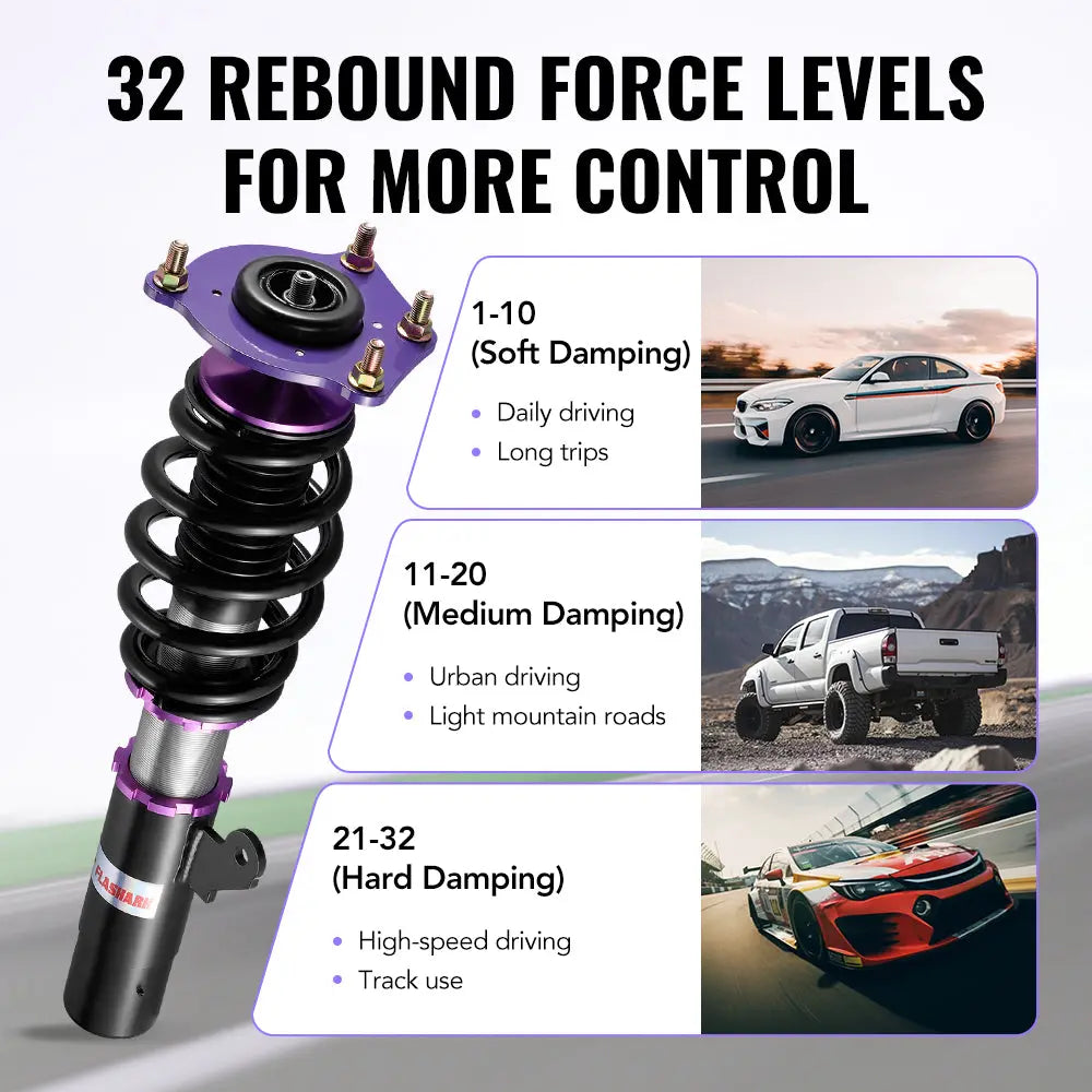 For 2018-2022 Honda Accord 32-Way Damping Coilover Shock Absorbers Struts | Flashark、mySite、nflplayoffbracketp