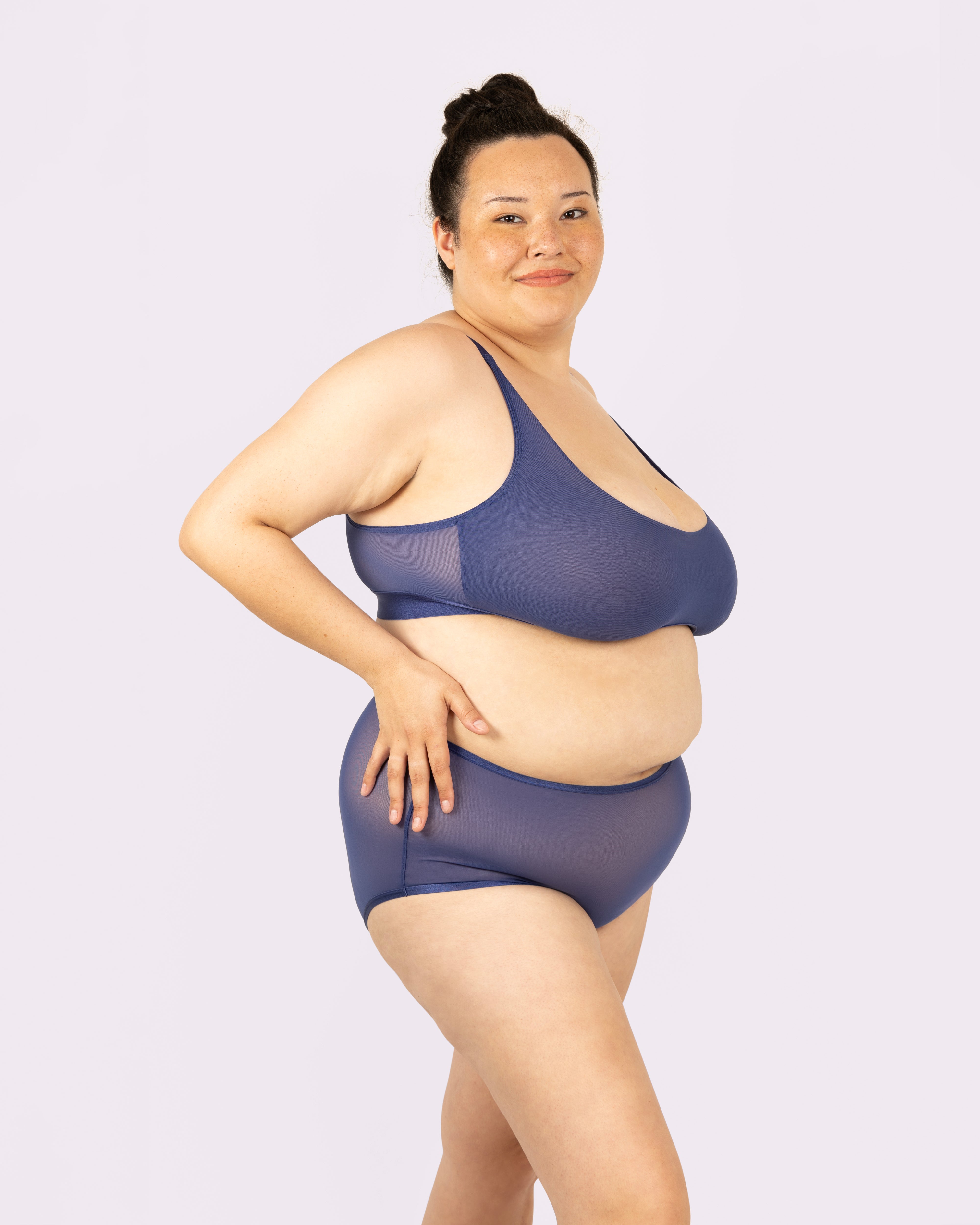 High Rise Boyshort | Silky Mesh | Archive (Dolphin)、mySite、bengalsvssteelers