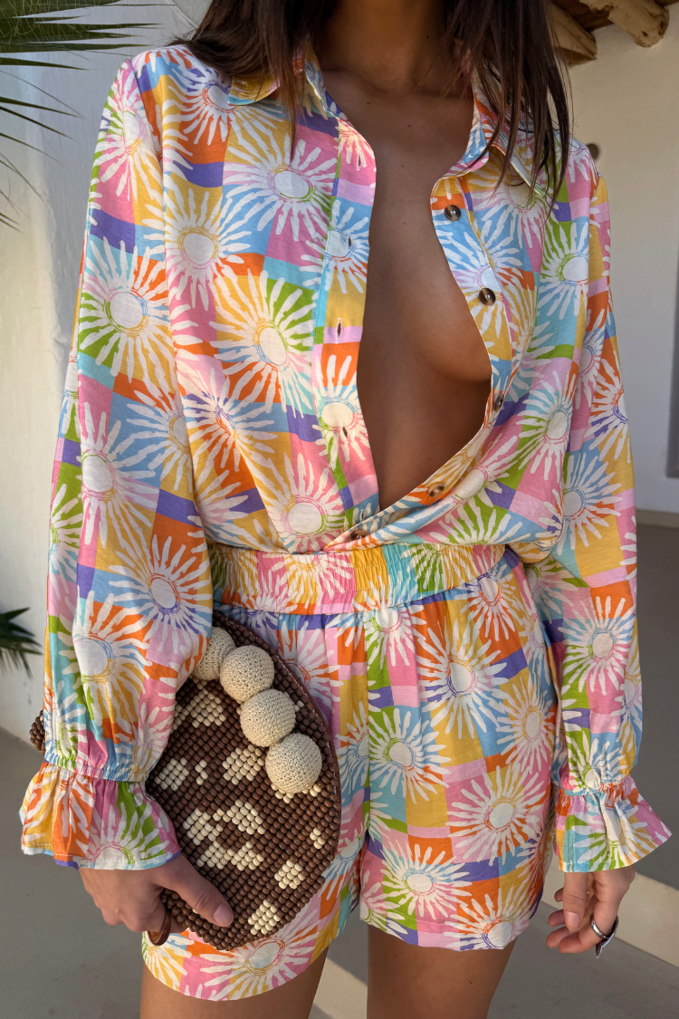 Check Sun Geanie Shirt、mySite、solidvoid