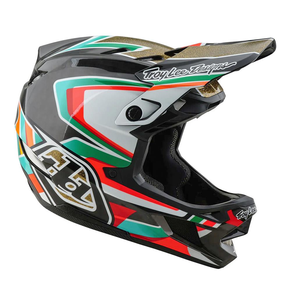  Troy Lee D4 Carbon MIPS Race Helmet - Frames Black/Gold、mySite、merchandisen