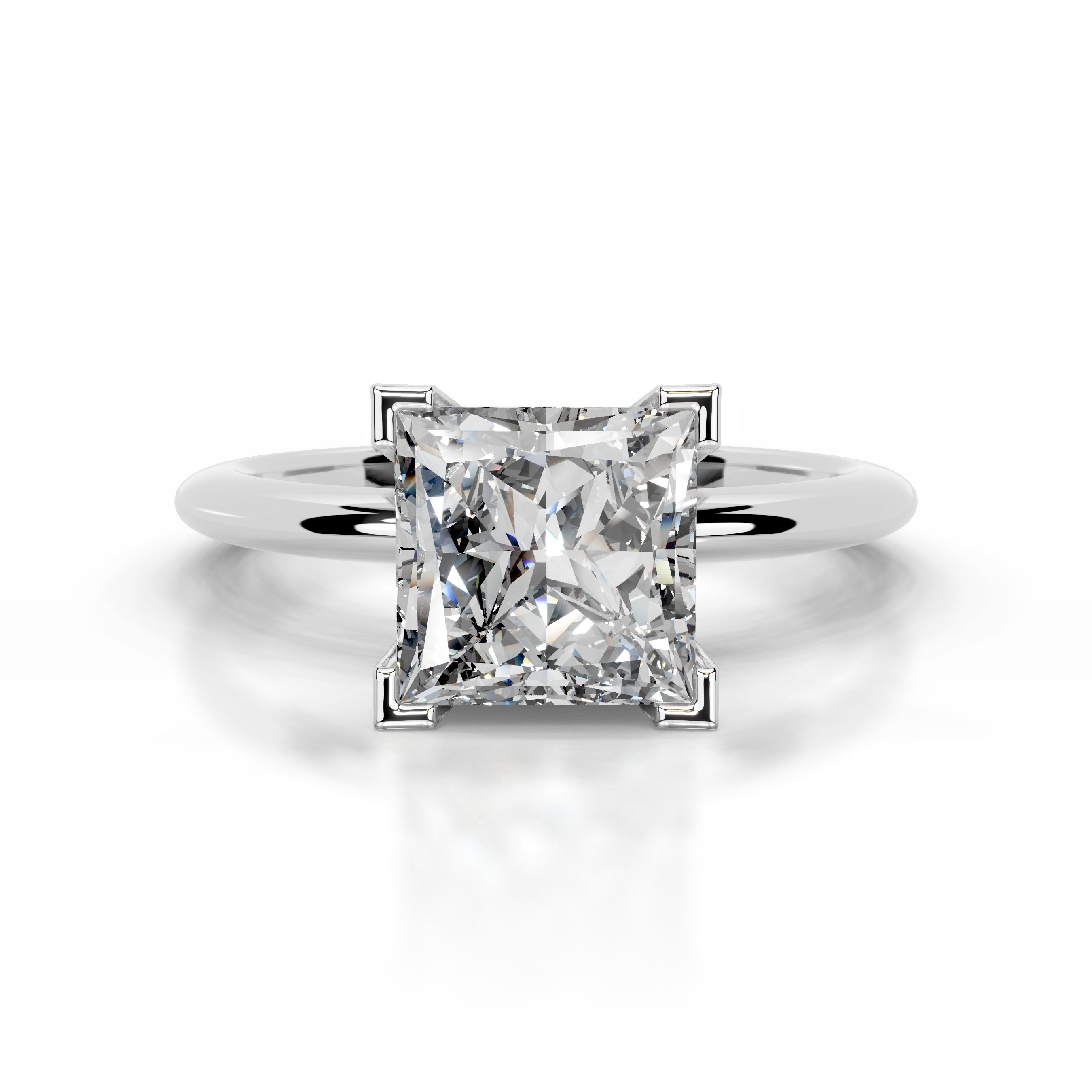 Mila Diamond Engagement Ring - Platinum、mySite、hinf8tx79