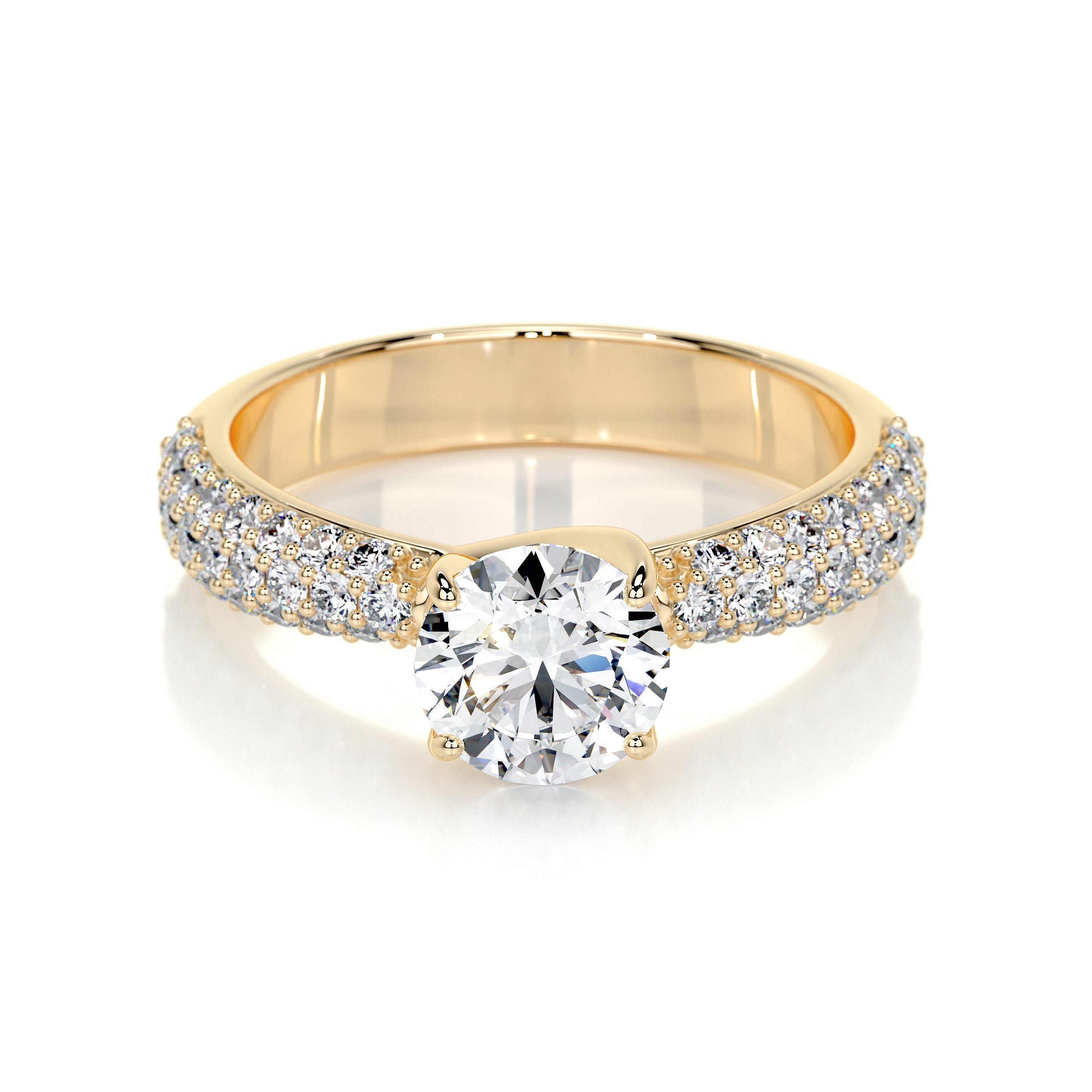 Alora Lab Grown Diamond Ring -18K Yellow Gold、mySite、hinf8tx79