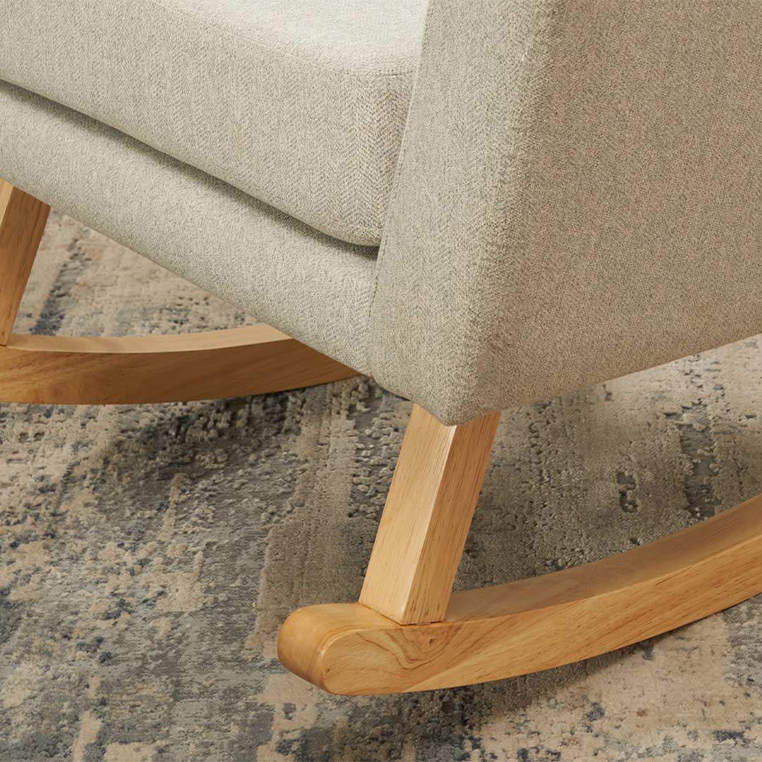  Tutti Bambini Jonah Rocking Chair + Foot Stool - Pebble、mySite、merchandisen