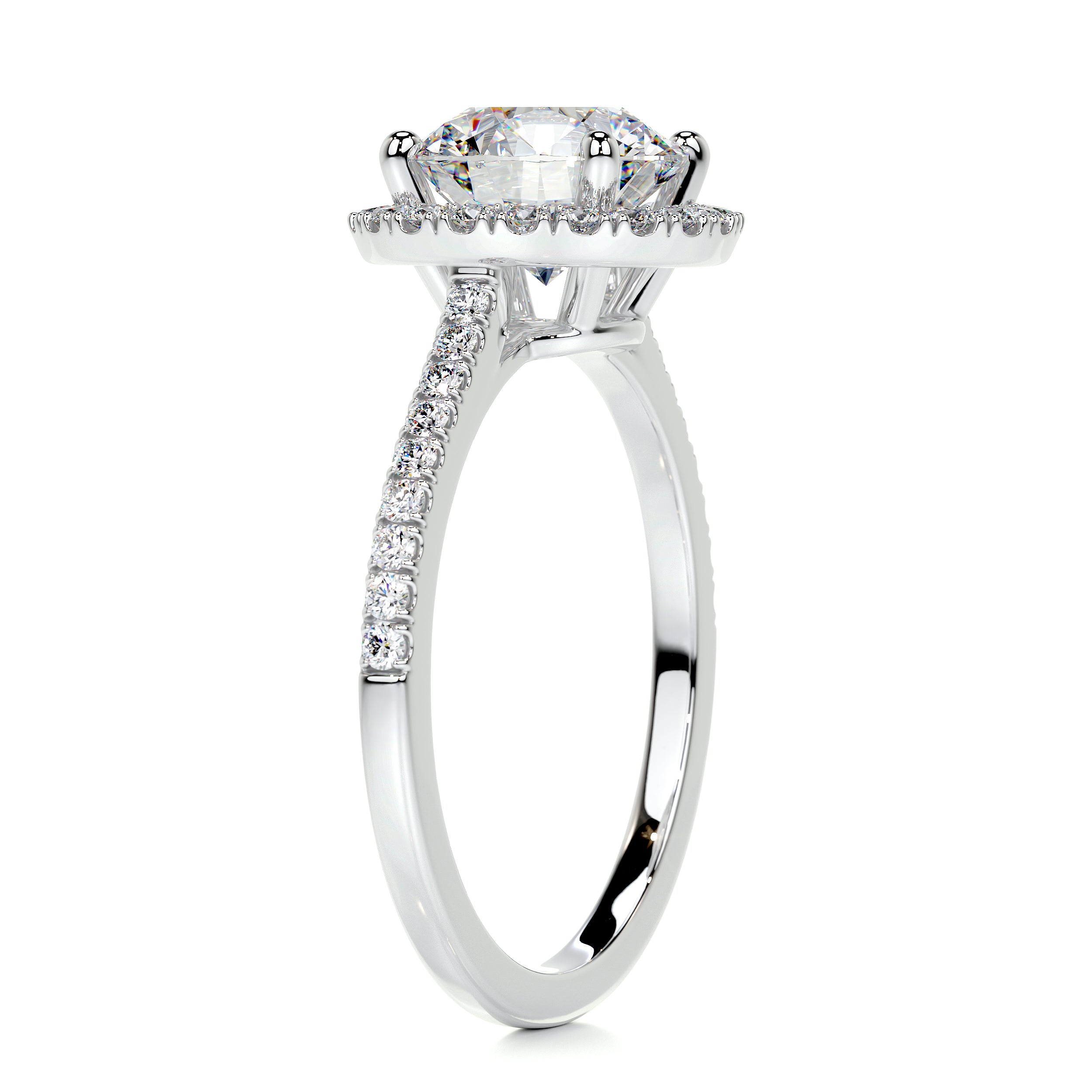 Layla Moissanite & Diamond Ring -Platinum、mySite、hinf8tx79