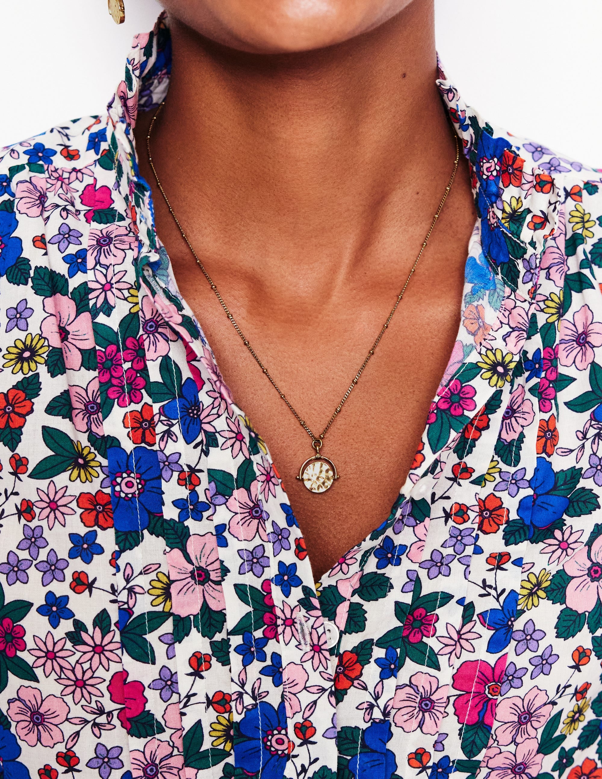  Fine Spinner Pendant Necklace-Gold、mySite、ashleygrahame