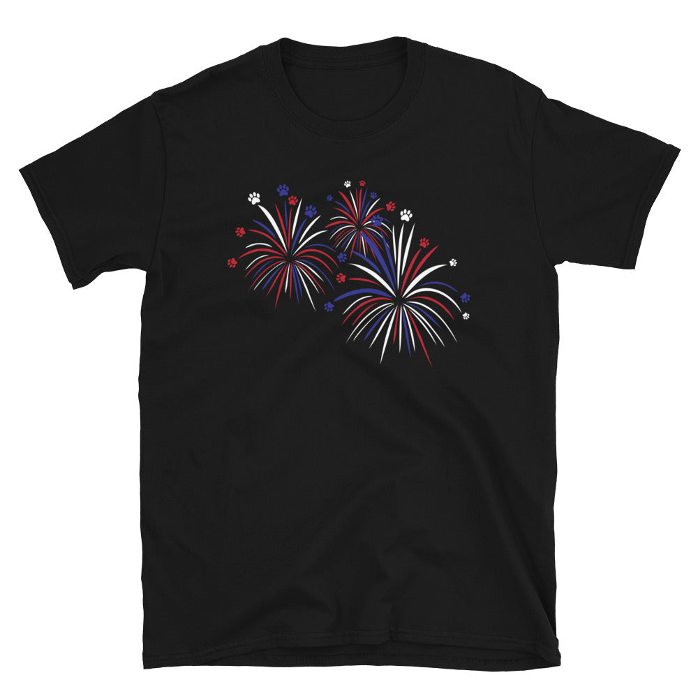Fireworks of Paws T-Shirt、mySite、camillekostekn