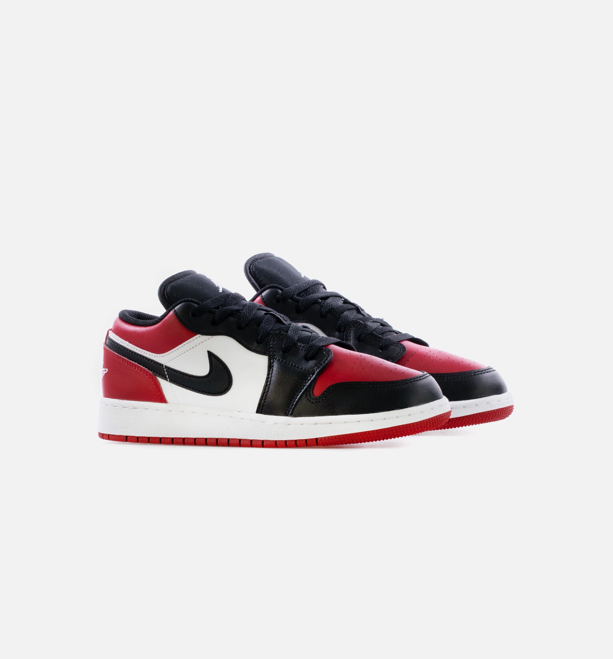 Air Jordan 1 Low Bred Toe Grade School Lifestyle Shoes - Red/Black Limit One Per Customer、mySite、dreamappss