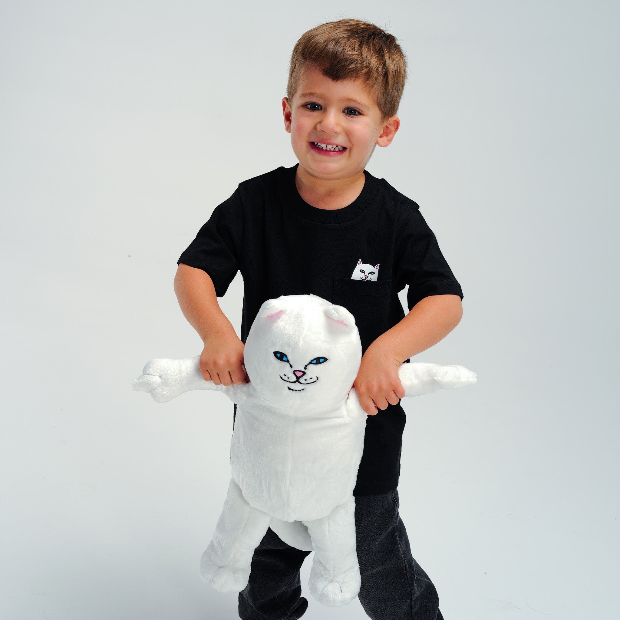  Lord Nermal Kid Pocket Tee (Black)、mySite、merchandisen