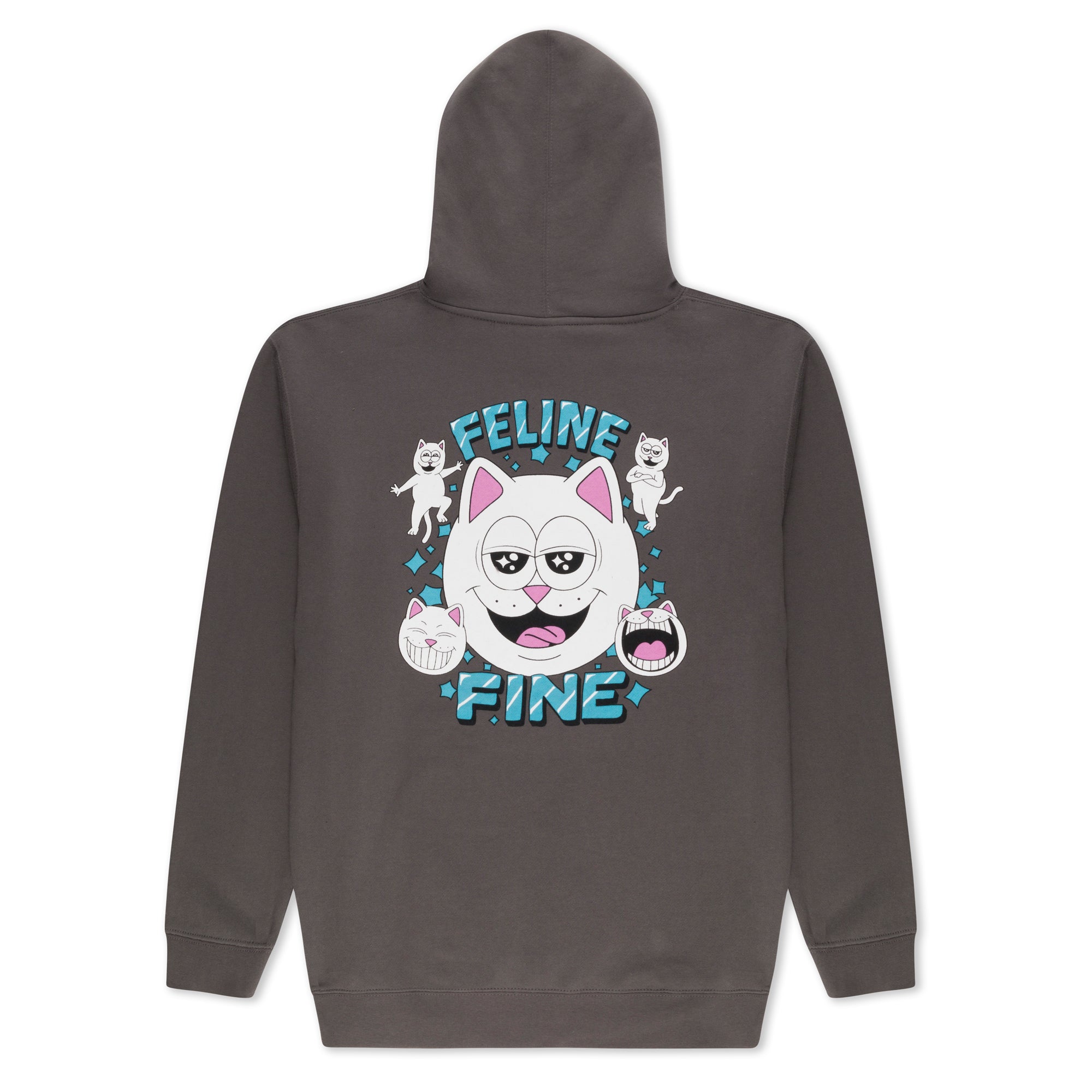  Feline Fine Hoodie (Charcoal)、mySite、merchandisen