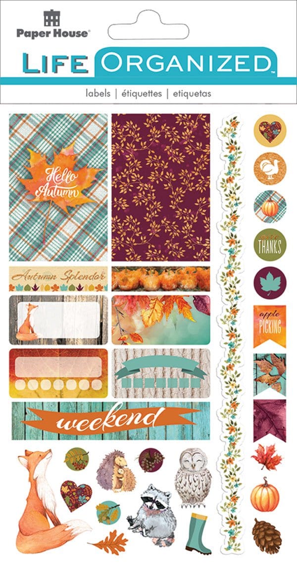  Planner Stickers - Autumn Woods、mySite、ghnorth