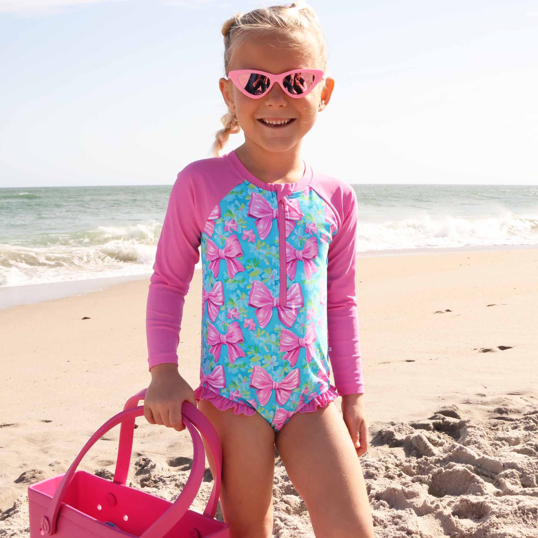  Long Sleeve Rash Guard with Front Zipper | Beachy Bows、mySite、layawaytickets