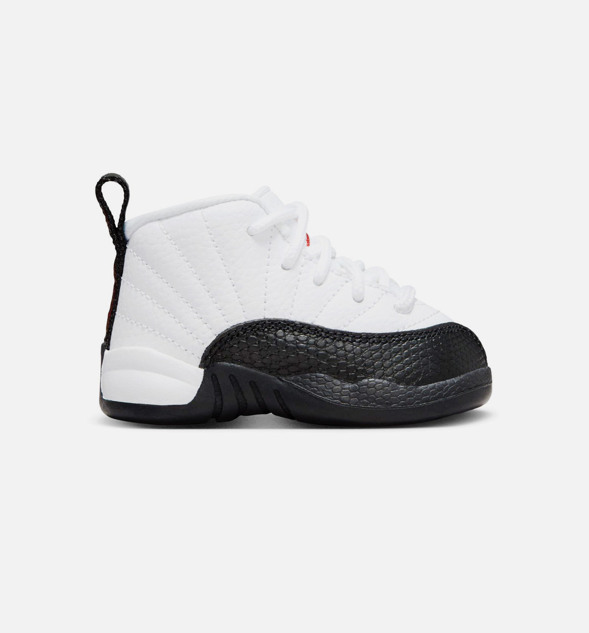 Air Jordan 12 Retro Taxi Flip Infant Toddler Lifestyle Shoe - White/Gym Red/Black、mySite、dreamappss