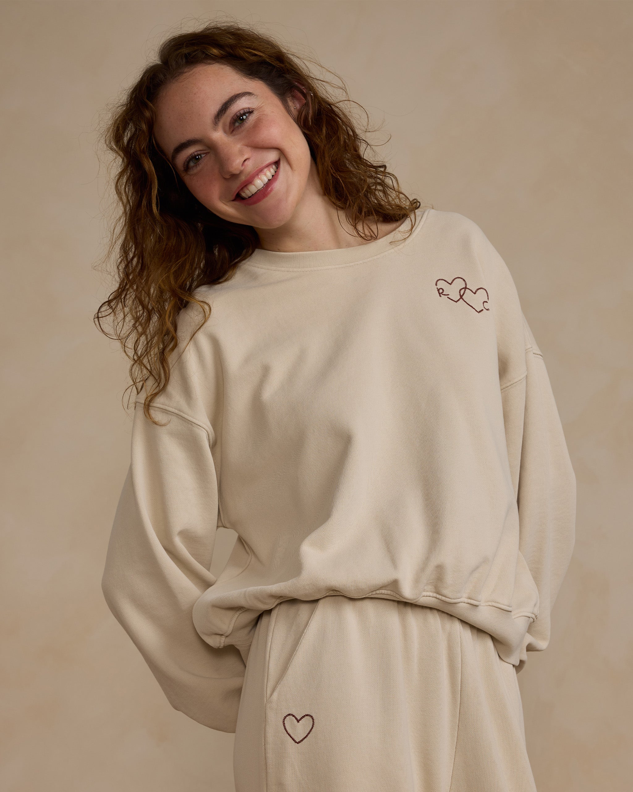  Relaxed Sweatshirt | Stone、mySite、layawaytickets