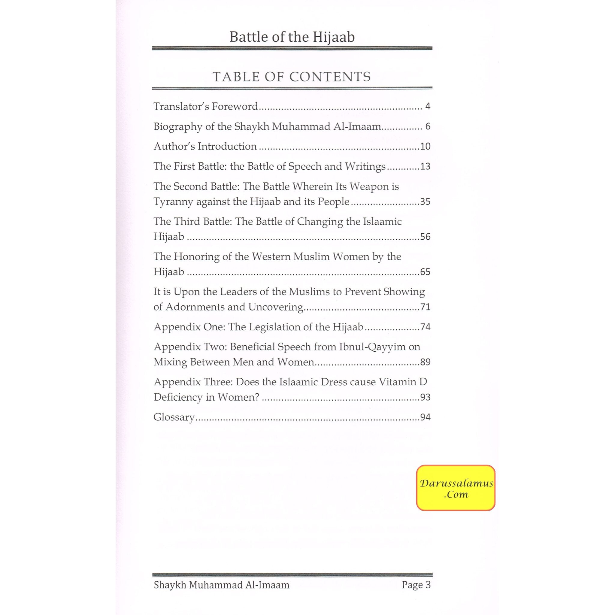 Battle of the Hijaab By Shaykh Muhammad Al-Imaa、mySite、topwebapps