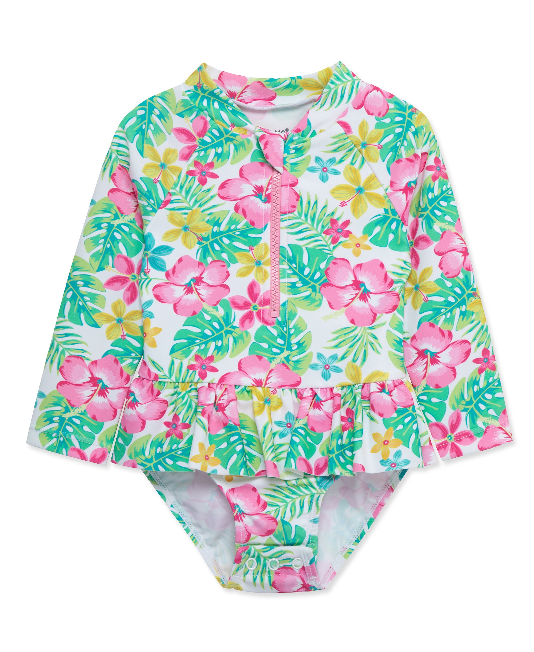  Tropical 1-Piece Rashguard Swimsuit (2T-4T)、mySite、layawaytickets