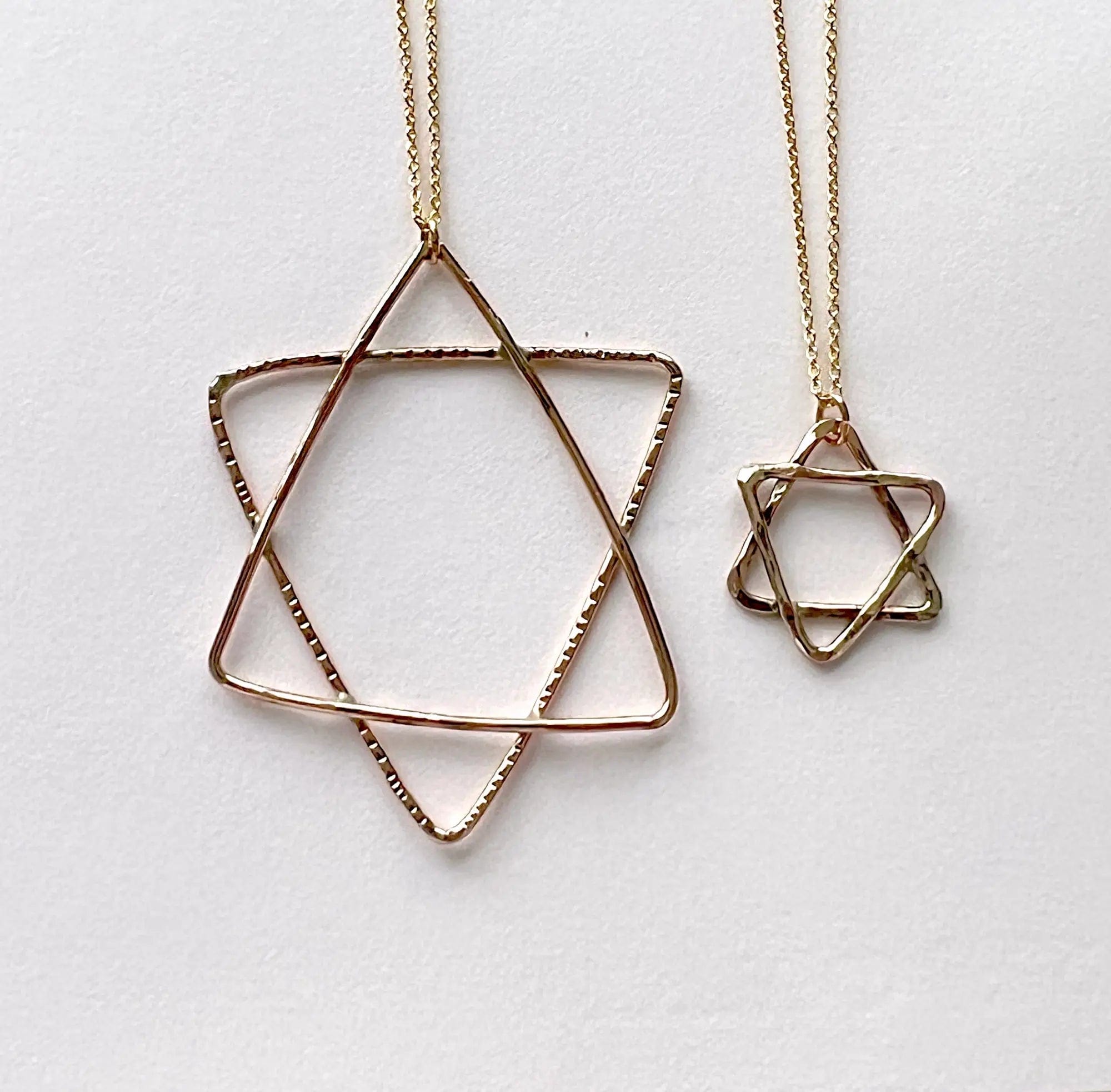 Gold-Filled Handmade Organic Star of David - Small or Large、mySite、topwebapps