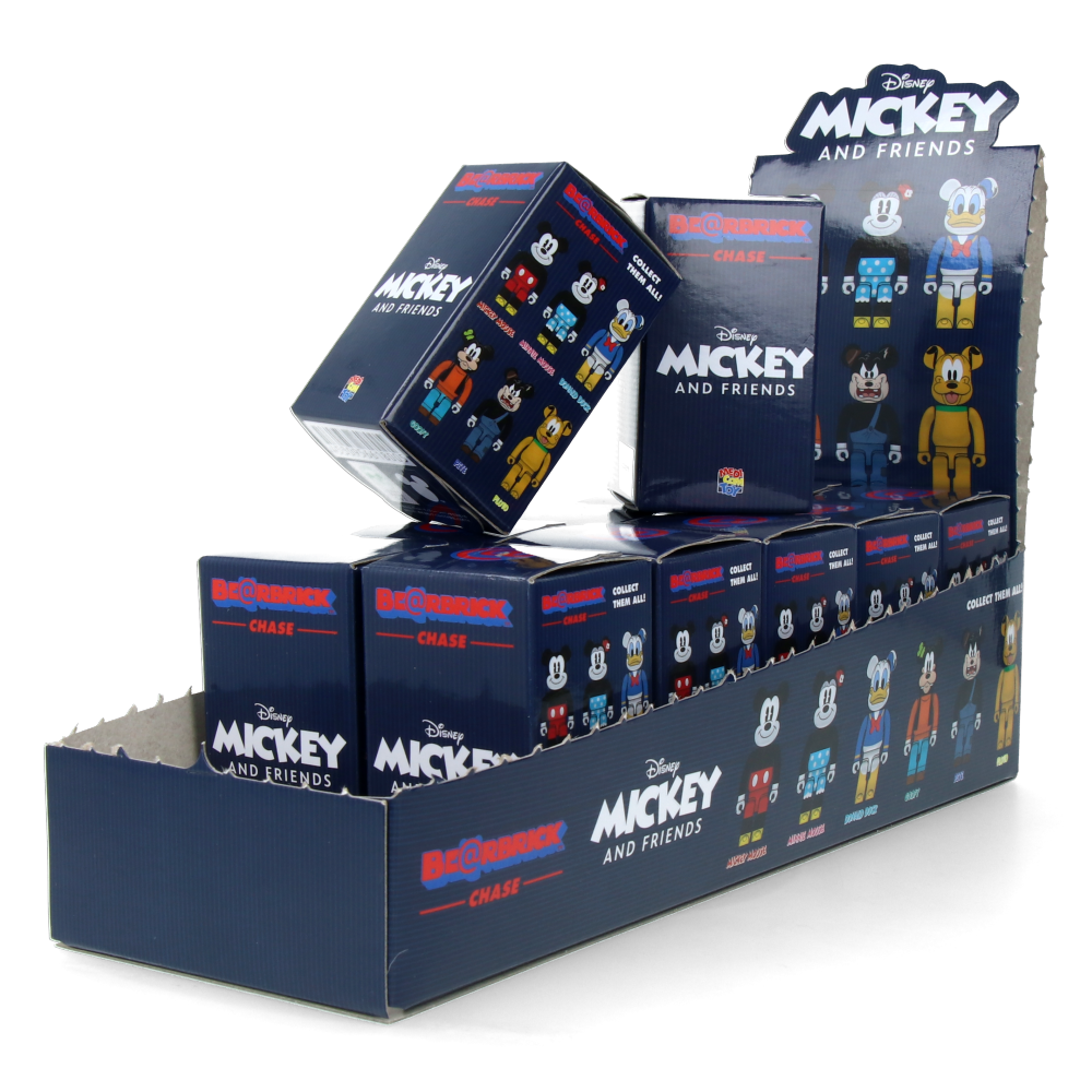  100% Bearbrick Chase Disney Mickey Mouse and Friends - Blind Box、mySite、greenlandpopulation