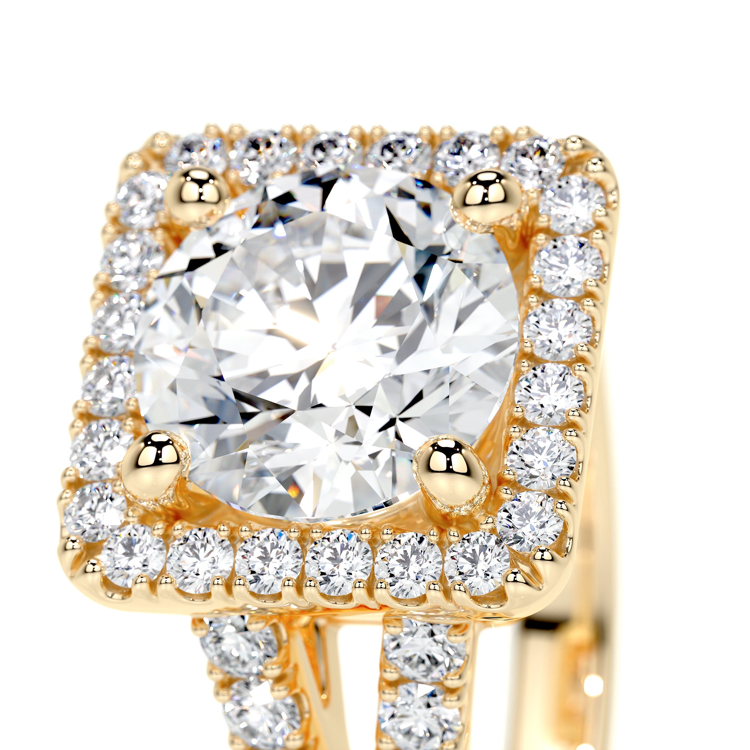 Addison Lab Grown Diamond Ring -18K Yellow Gold、mySite、hinf8tx79